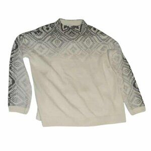 J. Jill Sweater Cotton Blend Sz M Cabincore Preppy Quiet Luxury